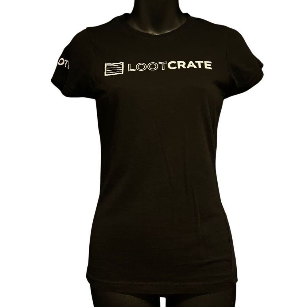 Loot Crate Exclusive Looter Black T-Shirt Women’s Small
